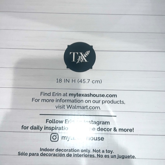 My Texas House Gold Leaf Wreath 18" - Picture 5 of 6